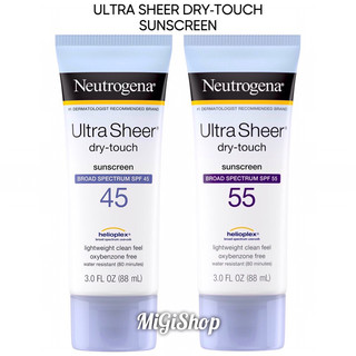 [Thanh Lý] Kem Chống Nắng Neutrogena Ultra Sheer Dry Touch Sunscreen SPF55 88ml