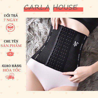 [Che Tên] Đai nịt bụng CARLA thông hơi chống cuộn chữ M+