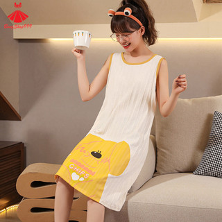 Váy Sát Nách Dáng Suông, Vải Cotton Thoáng Khí Làm Mát Mùa Hè - Phong Cách Hàn Quốc Hàng QC V301