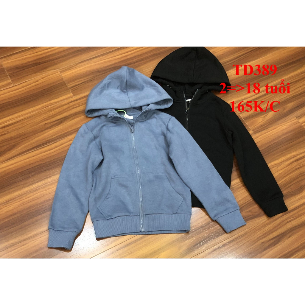 * Mã TD389: Áo khoác nỉ kéo khoá hàng Cambodia xuất dư xịn siêu đẹp