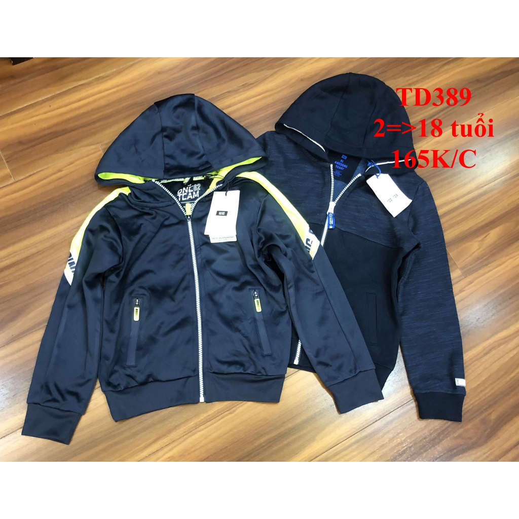 * Mã TD389: Áo khoác nỉ kéo khoá hàng Cambodia xuất dư xịn siêu đẹp