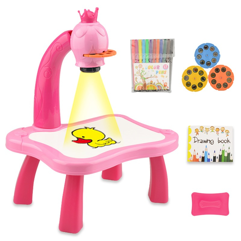 Bộ Bàn Vẽ Kèm Đèn Chiếu Hình Cho Bé NO.YM6776