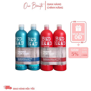 Cặp gội xả Tigi Bed head phục hồi tóc hư tổn 750ml Ouibeaute