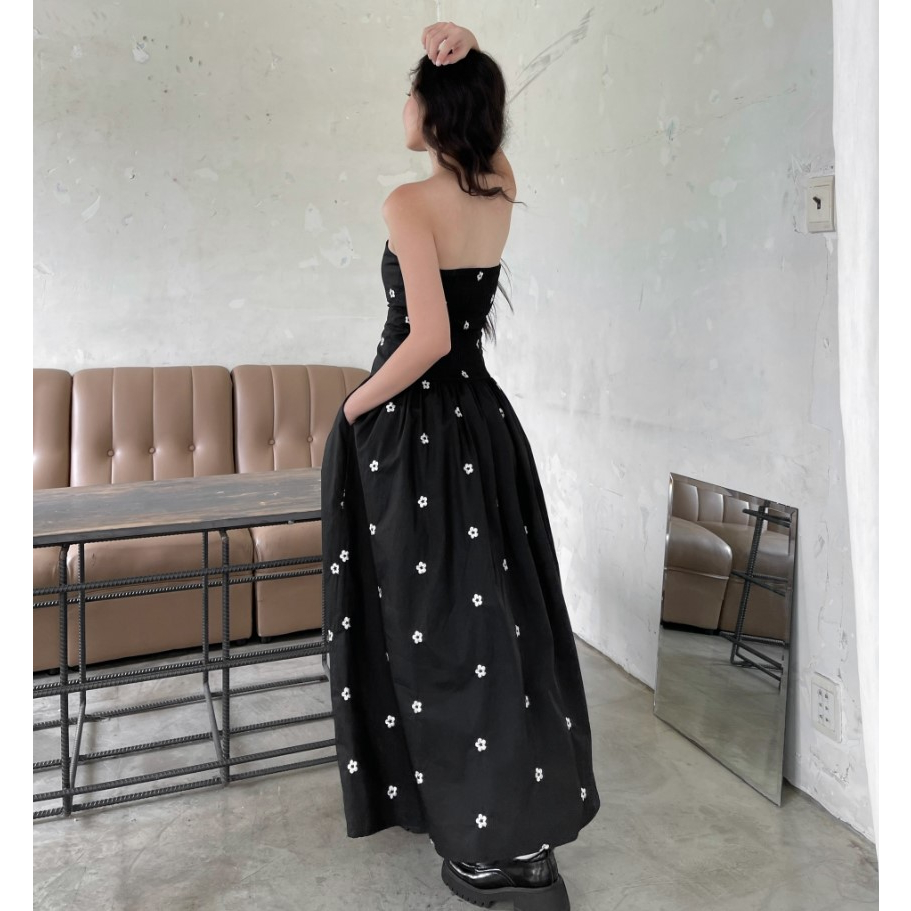 RUBIES Đầm Dài Yuki Dress Hoa