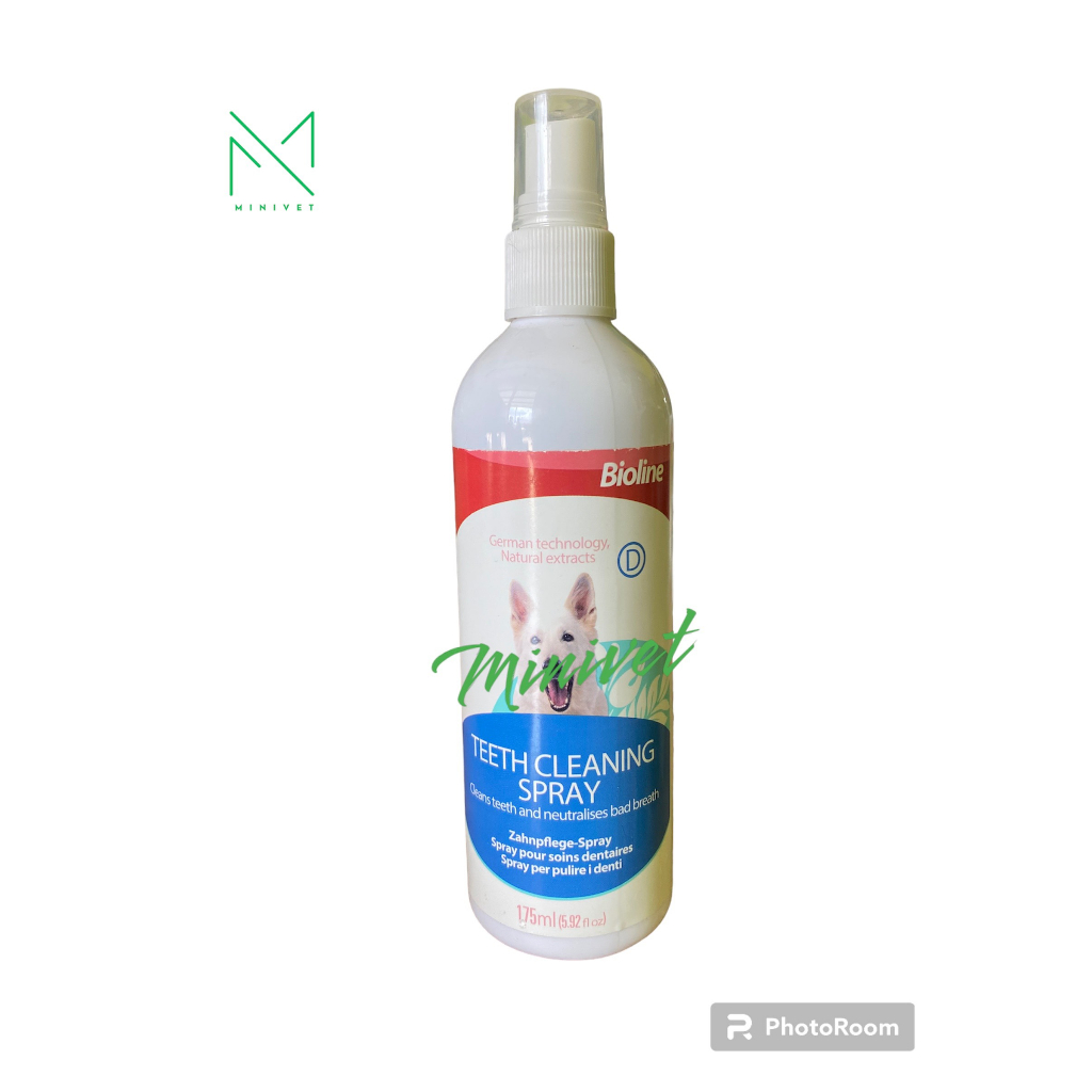 Chai Teeth cleaning spray xịt sạch răng miệng, khử mùi hôi cho chó 175ml - Chăm sóc răng miệng hiệu quả cho thú cưng của