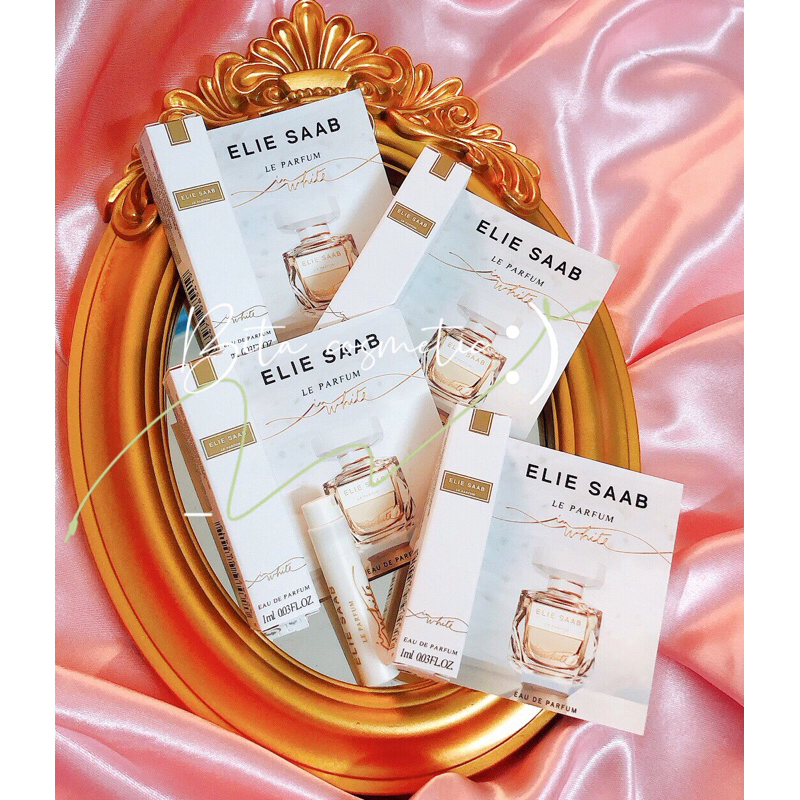 Vial nước hoa Elie Saab le Parum in white Edp