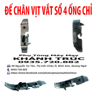 ĐẾ Chân vịt máy vắt sổ công nghiệp 4 ống chỉ siruba, pegasus…