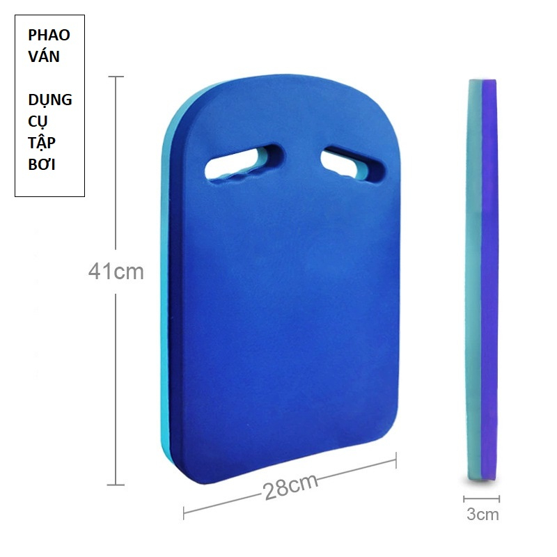 Phao Ván, Phao Tim Tập Bơi Kickboard đa năng siêu bền siêu nhẹ tiện dụng, thiết kế có vị trí để tay cầm