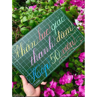 Phấn lục giác màu, trắng