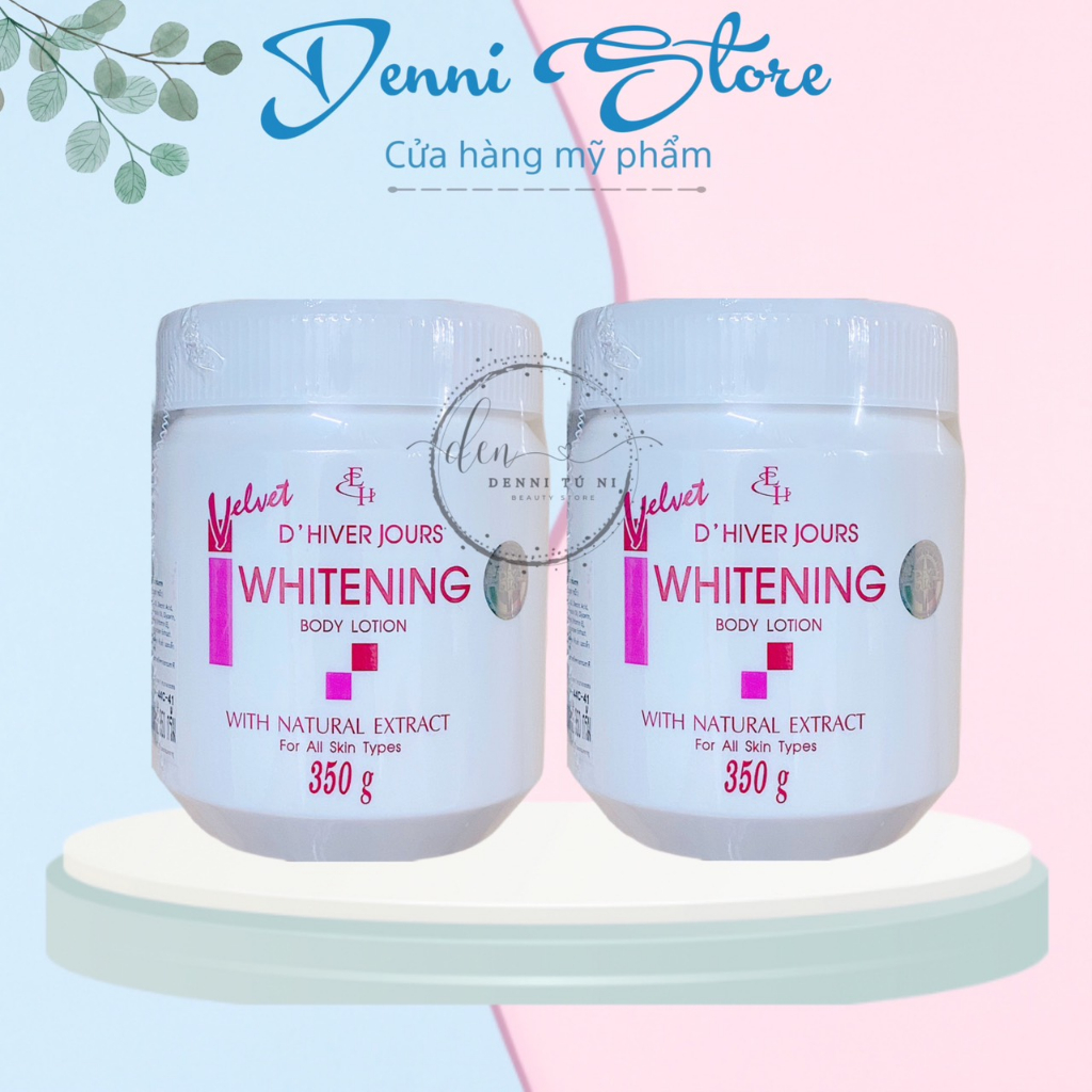 Kem lotion trắng da velvet whitening 350g thái lan