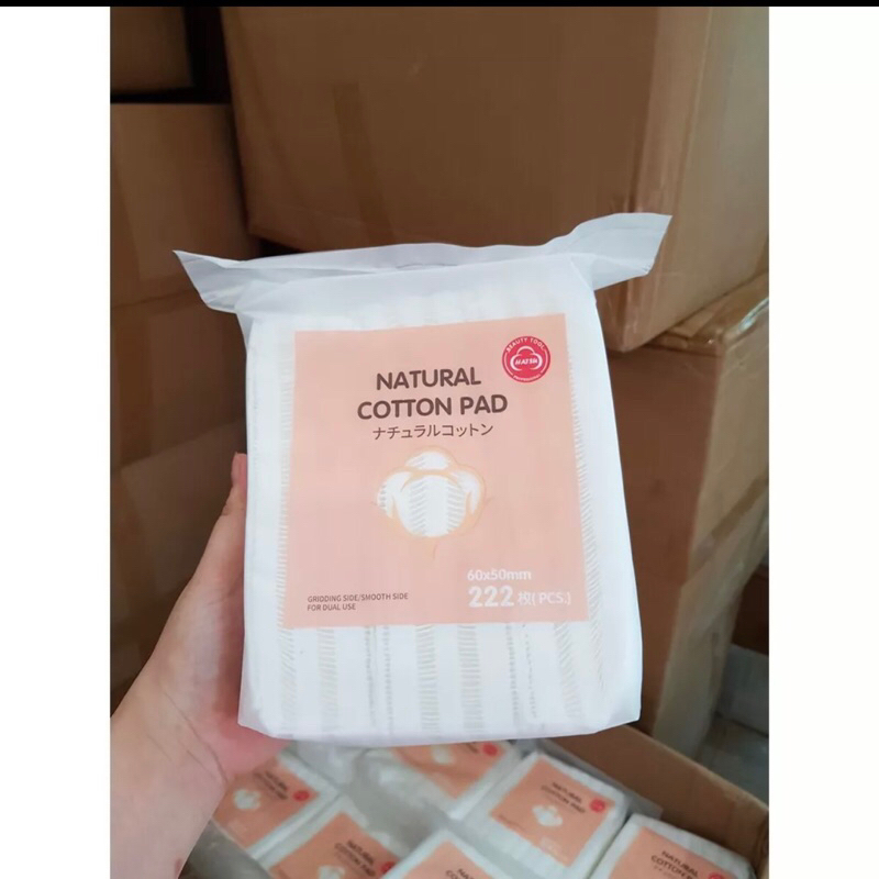 Bông tẩy trang Natural cotton pad 222 miếng
