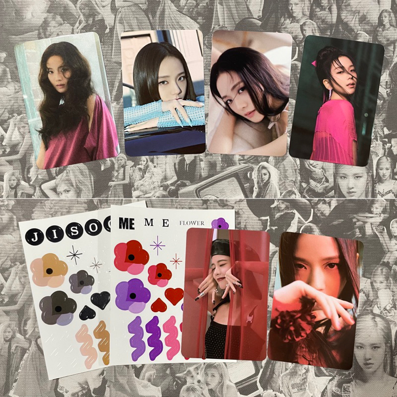 [Official+Toploader]Blackpink| Card Jisoo trong bộ ảnh Tag Me, deco Kit