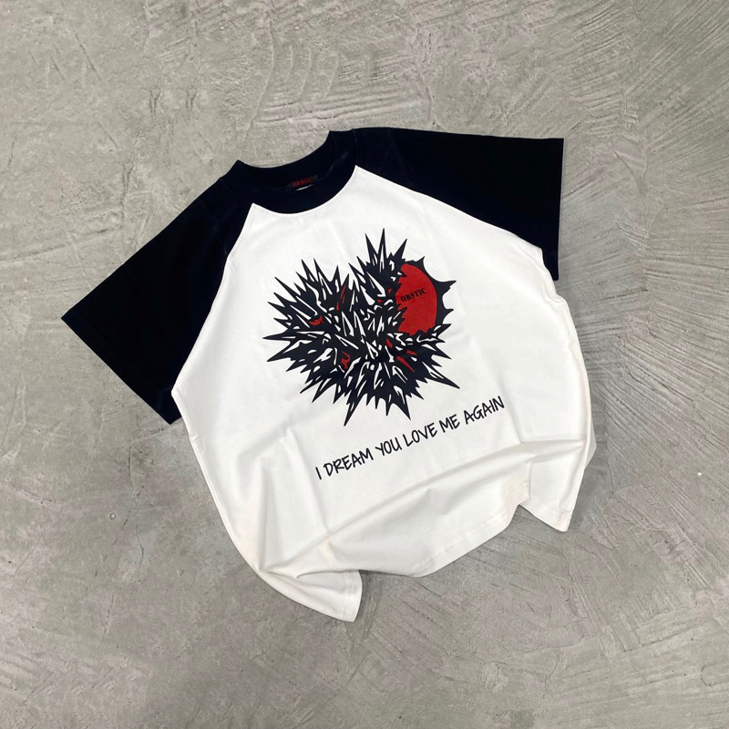 Áo thun "I DREAM YOU" raglan tee