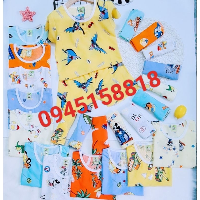 Bộ lanh  cho bé trai từ 7-22kg