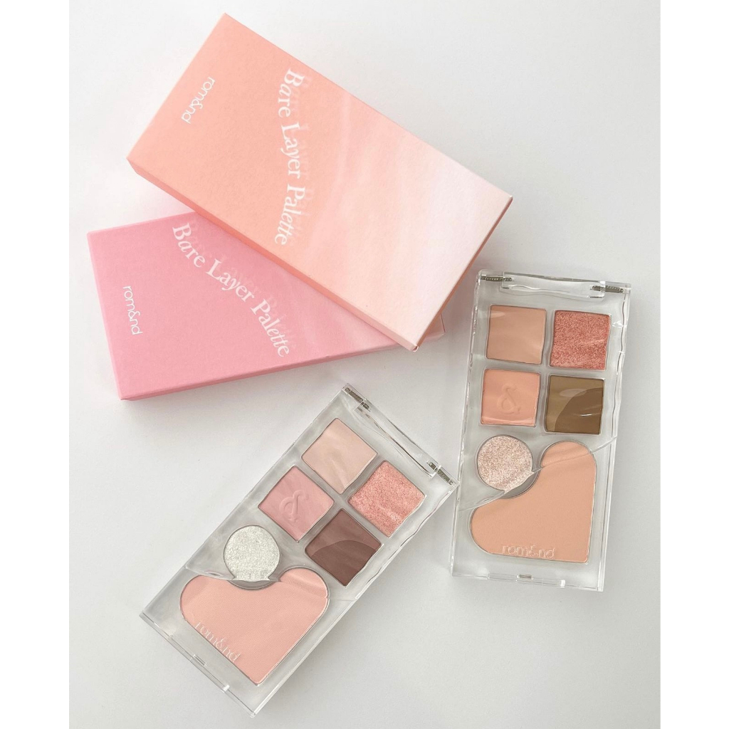 Bảng phấn mắt Romand Bare Layer Palette - 2 Colours to Choose - ninishop