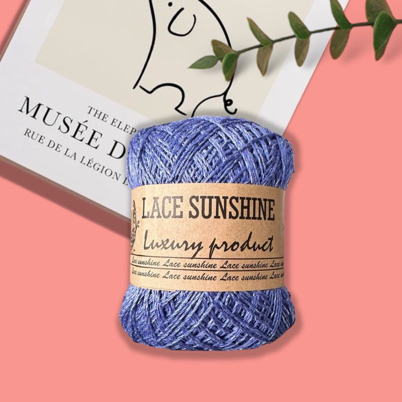 Sợi Lace sunshine kim tuyến 0.8mm mã 01-50