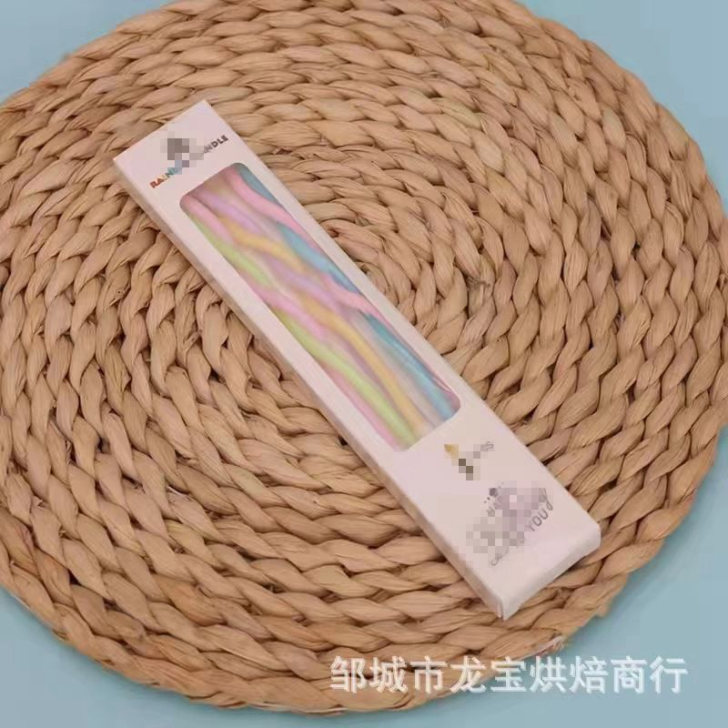 Nến xoắn - size 16.5cm - 6 cây/hộp