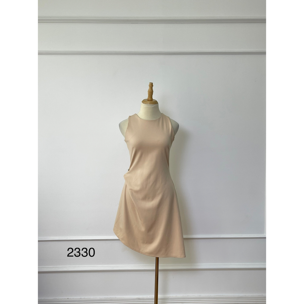 V2330 Váy QCCC Hàng hiệu chính hãng thời trang nữ màu nade freesize Secondhand thanh lý ký gửi
