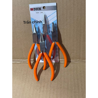 Kìm kẹp mũi nhọn dài 13cm kìm đức