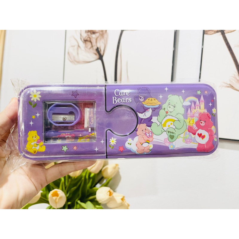 Hộp đựng bút 2 tầng hình ô tô dễ thương cho bé - HKM