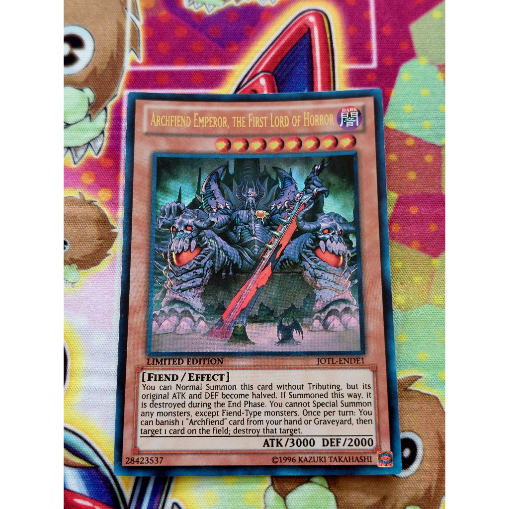 Thẻ Bài Yugioh Mint90 Monster Archfiend Emperor, the First Lord of Horror
