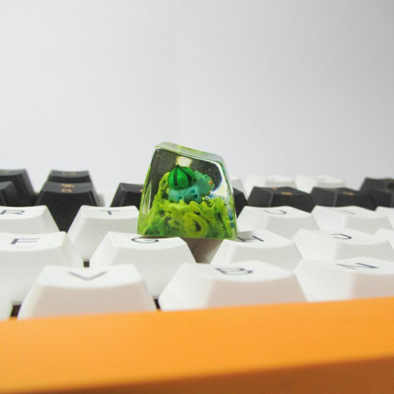 Keycap Bulbasaur, Keycap pokemon artisan, Keycap bàn phím cơ