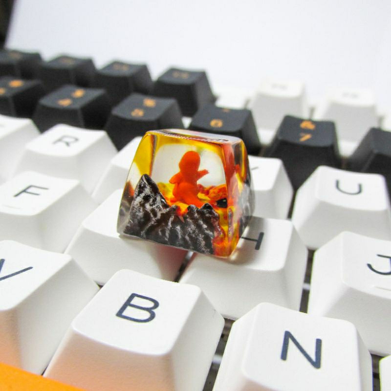 Keycap Charmander - keycap pokemon artisan - keycap bàn phím cơ