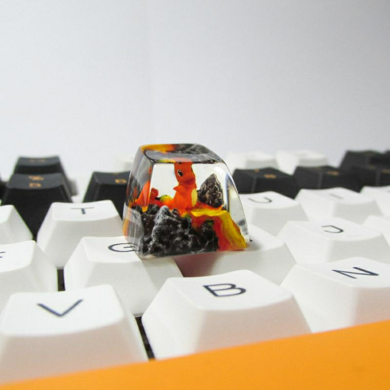 Keycap Charmander - keycap pokemon artisan - keycap bàn phím cơ
