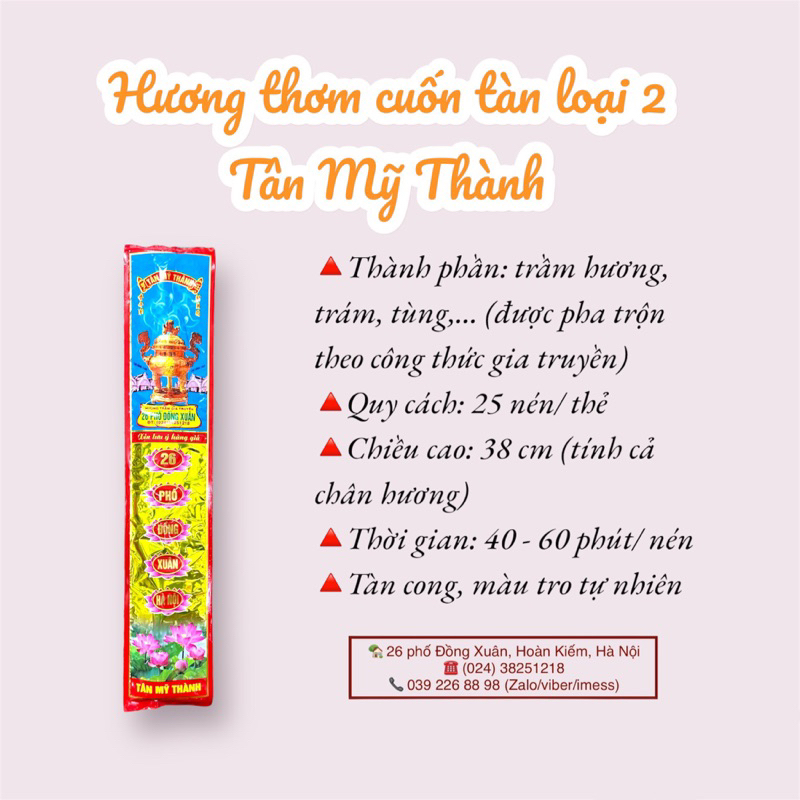 Hương trầm đậu tàn (loại 2)