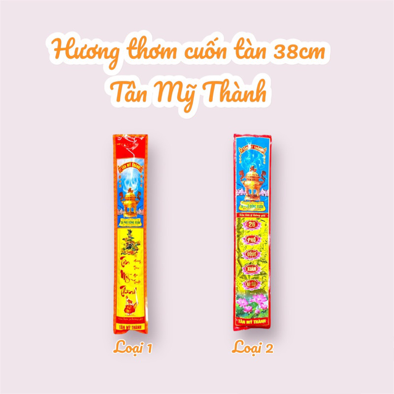 Hương thơm cuốn tàn Tân Mỹ Thành (2 loại)