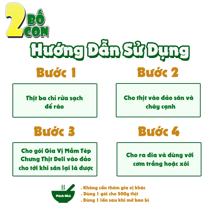 Xốt Gia Vị Mắm Tép Chưng Thịt DELI 80g Gia Vị Hoàn Chỉnh