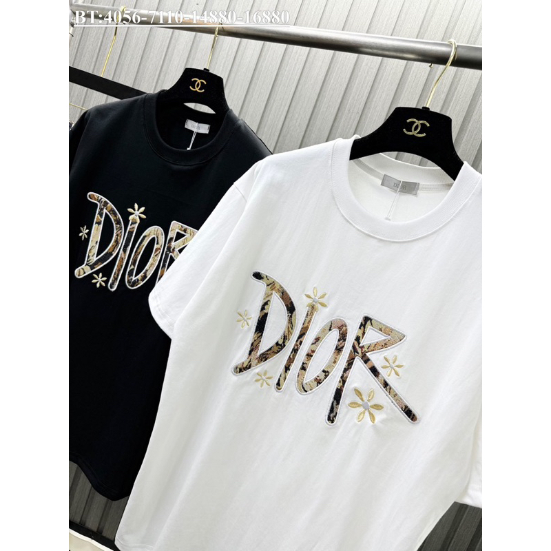 SET DIORRR QUÁ chuẩn , chữ thêu vải bò hoa cực phẩm