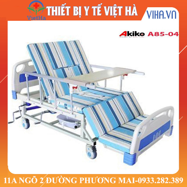 Giường bệnh đa chức năng Akiko A85 04 - Giường y tế cao cấp 4 tay quay đa chức năng