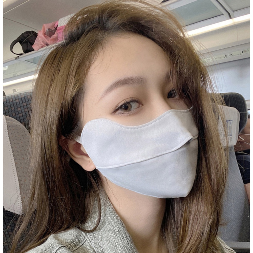 Khẩu trang Ninja 2 lớp che trán UPF50+unisex, Khẩu trang nam nữ chống nắng 99% tia UV và lớp lót thông hơi thoáng khí