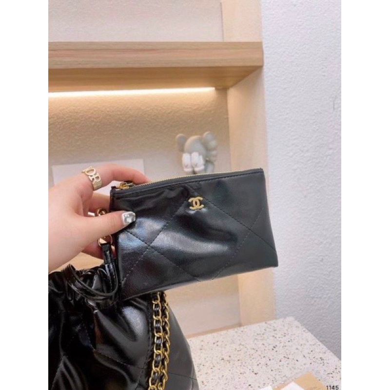 Túi Xách Chờ Neo Size 30x36cm tặng kèm ví nhỏ Màu Đen