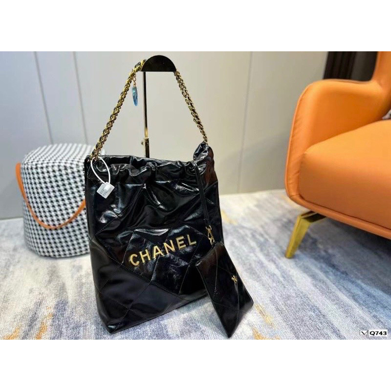 Túi Xách Chờ Neo Size 30x36cm tặng kèm ví nhỏ Màu Đen