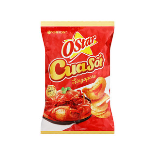 Snack vị cua sốt singapore o'star gói 33g snack orion bánh snack bánh bon bánh orion