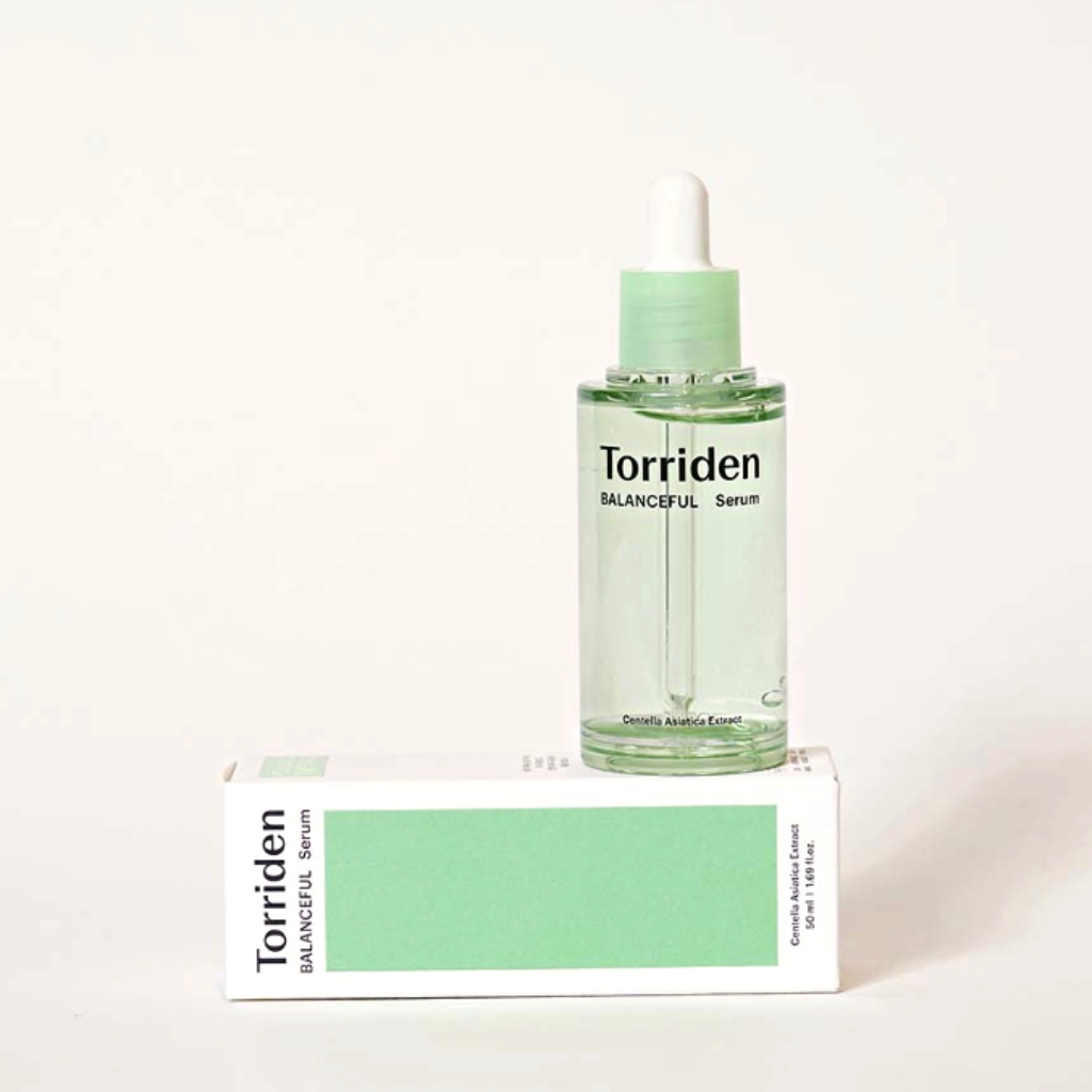 Tinh chất làm dịu da Torriden Balanceful Serum chiết xuất rau má