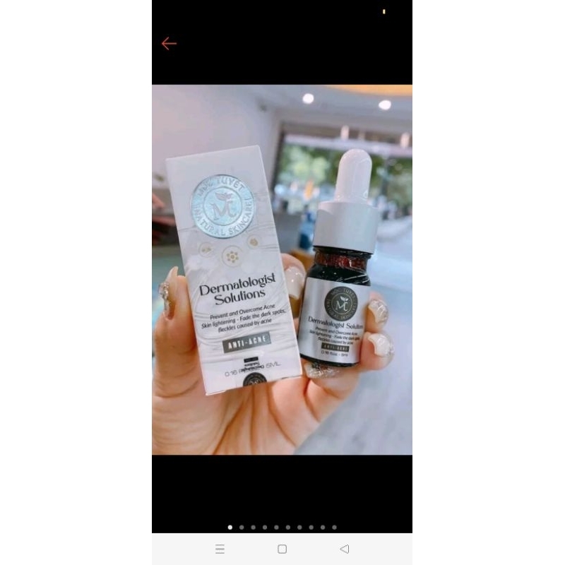 serum mộc  tuyết