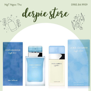 [ BILL CZ ] Nước hoa D & G Light Blue EDT / Light Blue Intense EDP nữ 100ml