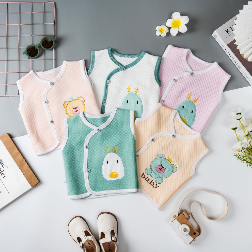 Áo gile xốp HG bé trai, bé gái