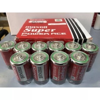 2 viên pin đại maxell,pin size D