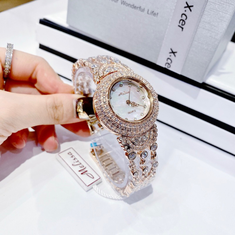 Siêu phẩm đồng hồ chính hãng Melissa cực sáng đẹp sang trọng LuTos