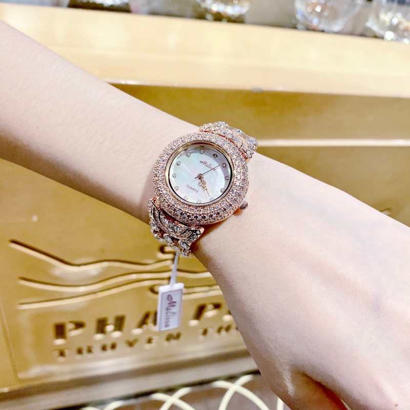 Siêu phẩm đồng hồ chính hãng Melissa cực sáng đẹp sang trọng LuTos