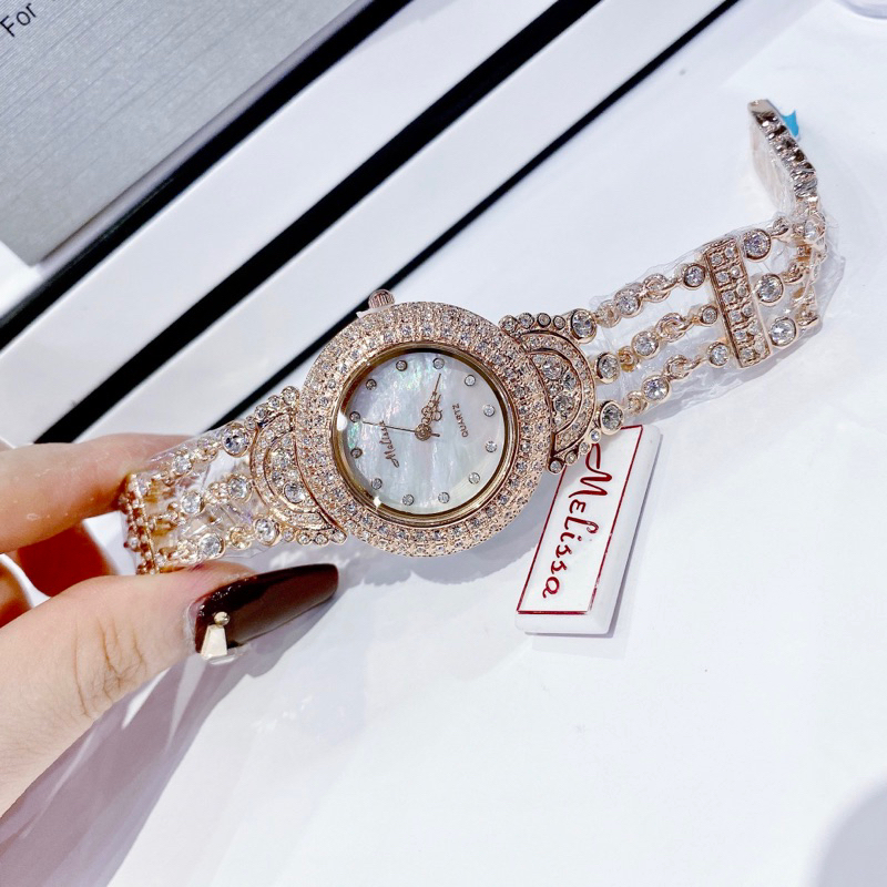 Siêu phẩm đồng hồ chính hãng Melissa cực sáng đẹp sang trọng LuTos