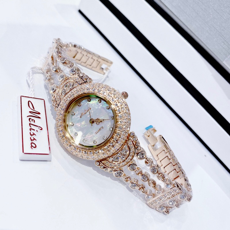 Siêu phẩm đồng hồ chính hãng Melissa cực sáng đẹp sang trọng LuTos