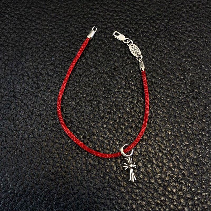 Vòng tay dây vải 925 chromrhearts