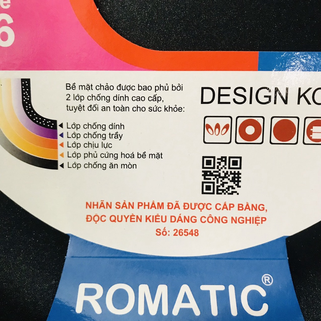 CHẢO CHỐNG DÍNH ROMANTIC SIÊU BỀN, HÀNG VIỆT NAM CHẤT LƯỢNG CHÂU ÂU