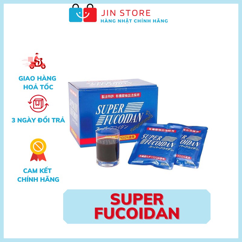 Super Fucoidan 30 Gói Nhật Bản - phòng và Hỗ Trợ Điều Trị Ung Thư - Super Fucoidan dạng nước 30 gói nhật bản.