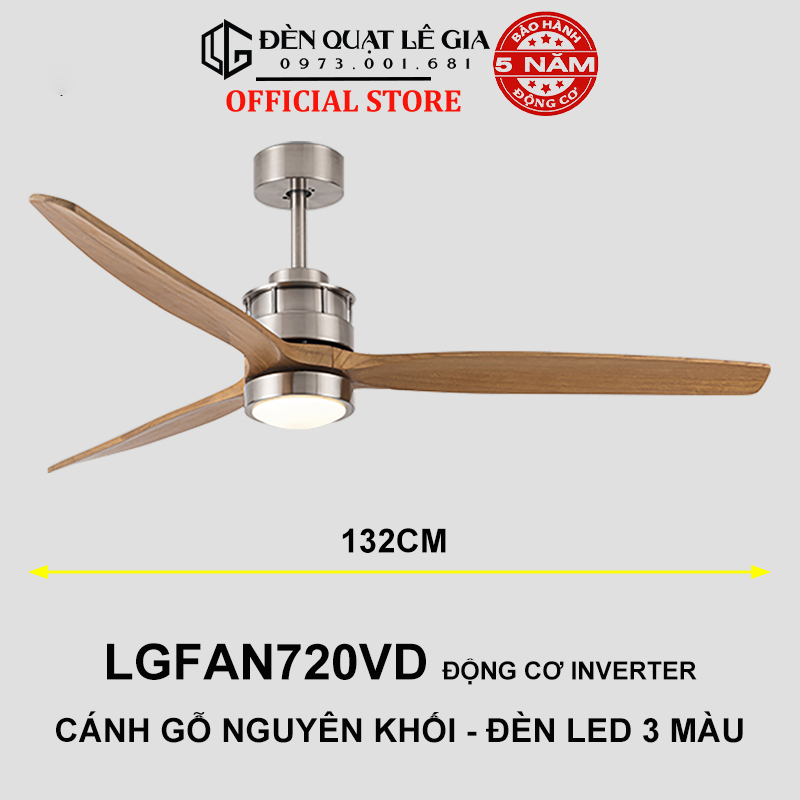 Mẫu Quạt Trần Cánh Gỗ Trang Trí Phòng Khách Đẹp Phong Cách Đông Dương INDOCHINE STYLE